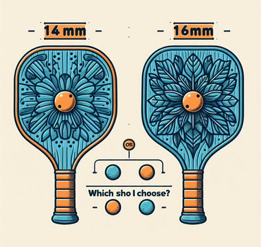 14mm vs. 16mm Pickleball Paddles: Choosing the Right Thickness for Your Game - Spinwave Pickleball Inc.