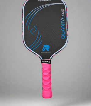 Custom RONBUS Quanta R3.16 Pickleball  Paddle - Hesacore Grip - Graffiti