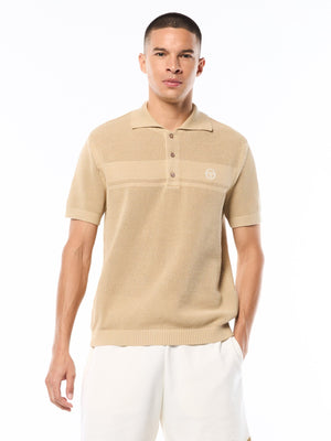 Sabino Knit Polo-Mojave Desert