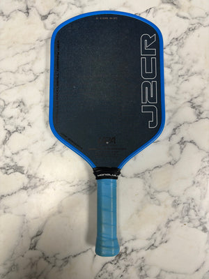 Honolulu Pickleball Company Sword & Shield J2CR Blue Grit Pickleball Paddle — Spinwave Certified Pre-Owned (Mint)