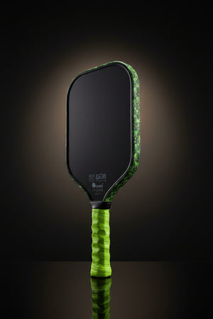 Custom AIREO Cyclone 2.0 Blackout 16mm Pickleball Paddle — Green Goblin