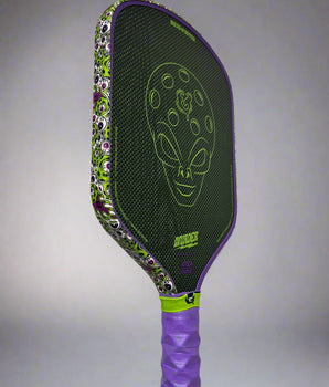 Custom Bread & Butter Invader 16mm Pickleball Paddle - Hesacore - The Alien - Spinwave Pickleball Inc.