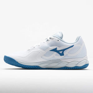 Mizuno Wave Enforce Court AC Women's White/Parisian Blue