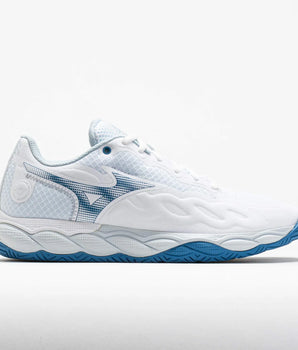 Mizuno Wave Enforce Court AC Women's White/Parisian Blue