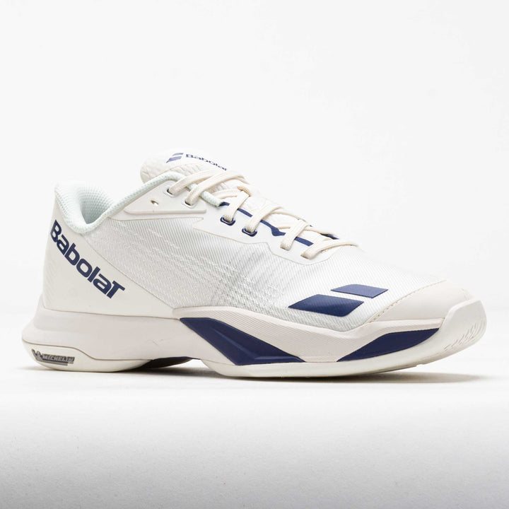 Babolat Jet Mach 4 All Court Men's Shoe - Cream/Dark Blue