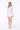 LOS ANGELES HIGH-ZIP CORSET DRESS - WHITE - Spinwave Pickleball Inc.