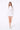 LOS ANGELES HIGH-ZIP CORSET DRESS - WHITE - Spinwave Pickleball Inc.