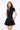 VIENNA HIGH-ZIP CORSET DRESS - BLACK - Spinwave Pickleball Inc.