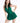 ROME BUBBLE DRESS - EMERALD - Spinwave Pickleball Inc.