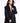 MONACO OVERSIZED BLAZER - BLACK - Spinwave Pickleball Inc.