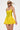 TOKYO TANK DRESS - SUNSET YELLOW - Spinwave Pickleball Inc.