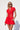 LONDON LOW-ZIP CORSET DRESS - REAL RED - Spinwave Pickleball Inc.
