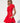 LONDON LOW-ZIP CORSET DRESS - REAL RED - Spinwave Pickleball Inc.