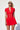 LONDON LOW-ZIP CORSET DRESS - REAL RED - Spinwave Pickleball Inc.