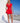 LONDON LOW-ZIP CORSET DRESS - REAL RED - Spinwave Pickleball Inc.