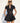 LONDON LOW-ZIP CORSET DRESS - BLACK - Spinwave Pickleball Inc.