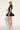 VIENNA LOW-ZIP CORSET DRESS - BLACK - Spinwave Pickleball Inc.