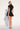 VIENNA LOW-ZIP CORSET DRESS - BLACK - Spinwave Pickleball Inc.