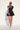 VIENNA LOW-ZIP CORSET DRESS - BLACK - Spinwave Pickleball Inc.