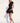 VIENNA LOW-ZIP CORSET DRESS - BLACK - Spinwave Pickleball Inc.