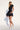 VIENNA LOW-ZIP CORSET DRESS - BLACK - Spinwave Pickleball Inc.