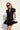 VIENNA LOW-ZIP CORSET DRESS - BLACK - Spinwave Pickleball Inc.