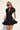 VIENNA LOW-ZIP CORSET DRESS - BLACK - Spinwave Pickleball Inc.