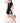 SEVILLA SUEDED CORSET DRESS - BLACK - Spinwave Pickleball Inc.