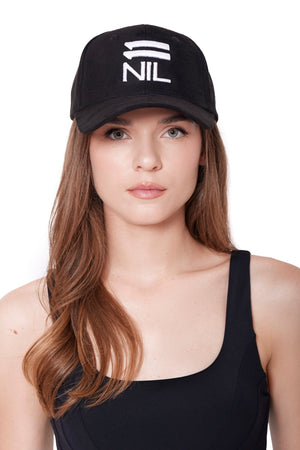 11Nil SMASH SUEDED CAP - BLACK/WHITE