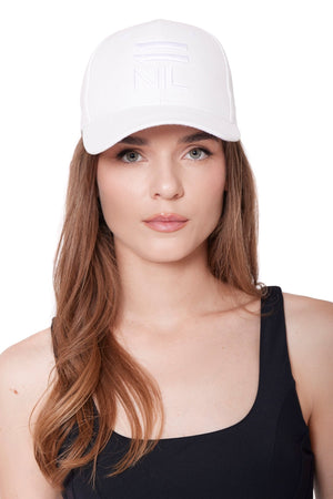 11Nil SMASH SUEDED CAP -WHITE/WHITE