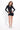 MILAN CORSET ROMPER - BLACK - Spinwave Pickleball Inc.