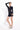 MILAN CORSET ROMPER - BLACK - Spinwave Pickleball Inc.