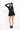 ROME LONG SLEEVE BUBBLE DRESS - BLACK - Spinwave Pickleball Inc.