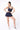 PARIS BUBBLE SKIRT - NAVY STRIPE - Spinwave Pickleball Inc.