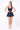 PARIS BUBBLE SKIRT - NAVY STRIPE - Spinwave Pickleball Inc.
