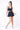 PARIS BUBBLE SKIRT - NAVY STRIPE - Spinwave Pickleball Inc.