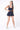 PARIS BUBBLE SKIRT - NAVY STRIPE - Spinwave Pickleball Inc.