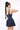 PARIS BUBBLE SKIRT - NAVY STRIPE - Spinwave Pickleball Inc.