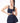 NYC CORSET TANK - NAVY STRIPE - Spinwave Pickleball Inc.