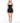 SYDNEY PLEATED DRESS - BLACK - Spinwave Pickleball Inc.