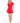 VIENNA LOW-ZIP CORSET DRESS - REAL RED - Spinwave Pickleball Inc.
