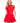 VIENNA LOW-ZIP CORSET DRESS - REAL RED - Spinwave Pickleball Inc.
