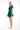 VIENNA LOW-ZIP CORSET DRESS - EMERALD - Spinwave Pickleball Inc.