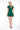 VIENNA LOW-ZIP CORSET DRESS - EMERALD - Spinwave Pickleball Inc.