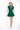 VIENNA LOW-ZIP CORSET DRESS - EMERALD - Spinwave Pickleball Inc.