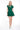 VIENNA LOW-ZIP CORSET DRESS - EMERALD - Spinwave Pickleball Inc.