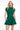 VIENNA LOW-ZIP CORSET DRESS - EMERALD - Spinwave Pickleball Inc.