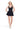 LISBON MESH SKATER TANK DRESS - BLACK - Spinwave Pickleball Inc.