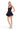 LISBON MESH SKATER TANK DRESS - BLACK - Spinwave Pickleball Inc.