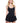 LISBON MESH SKATER TANK DRESS - BLACK - Spinwave Pickleball Inc.